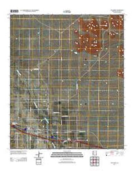 San Simon Arizona Historical topographic map, 1:24000 scale, 7.5 X 7.5 Minute, Year 2011