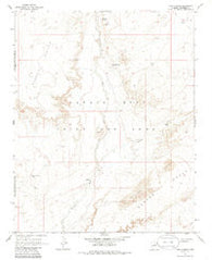 Sand Springs Arizona Historical topographic map, 1:24000 scale, 7.5 X 7.5 Minute, Year 1967