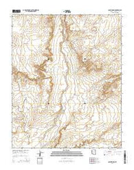 Sand Springs Arizona Current topographic map, 1:24000 scale, 7.5 X 7.5 Minute, Year 2014