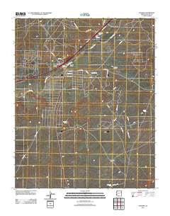 Sanders Arizona Historical topographic map, 1:24000 scale, 7.5 X 7.5 Minute, Year 2011