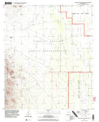 Santa Rosa Mountains NE Arizona Historical topographic map, 1:24000 scale, 7.5 X 7.5 Minute, Year 1996