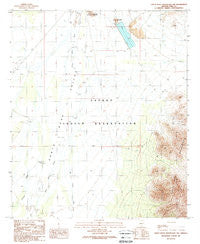 Santa Rosa Mountains NW Arizona Historical topographic map, 1:24000 scale, 7.5 X 7.5 Minute, Year 1989