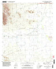 Santa Rosa Mountains SE Arizona Historical topographic map, 1:24000 scale, 7.5 X 7.5 Minute, Year 1996