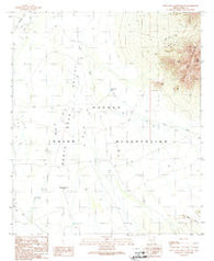 Santa Rosa Mountains SW Arizona Historical topographic map, 1:24000 scale, 7.5 X 7.5 Minute, Year 1989