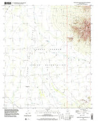 Santa Rosa Mountains SW Arizona Historical topographic map, 1:24000 scale, 7.5 X 7.5 Minute, Year 1996