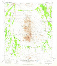 Santa Rosa Mountains Arizona Historical topographic map, 1:62500 scale, 15 X 15 Minute, Year 1963