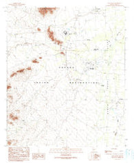 Santa Rosa Arizona Historical topographic map, 1:24000 scale, 7.5 X 7.5 Minute, Year 1990