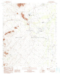 Santa Rosa Arizona Historical topographic map, 1:24000 scale, 7.5 X 7.5 Minute, Year 1990