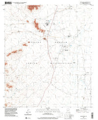 Santa Rosa Arizona Historical topographic map, 1:24000 scale, 7.5 X 7.5 Minute, Year 1996