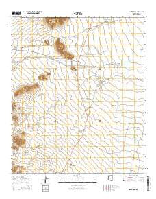 Santa Rosa Arizona Current topographic map, 1:24000 scale, 7.5 X 7.5 Minute, Year 2014