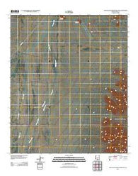 Santa Rosa Mountains NW Arizona Historical topographic map, 1:24000 scale, 7.5 X 7.5 Minute, Year 2011
