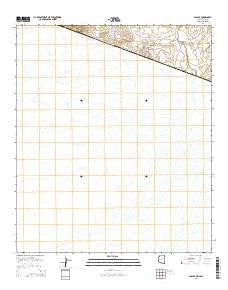 Sasabe Arizona Current topographic map, 1:24000 scale, 7.5 X 7.5 Minute, Year 2014