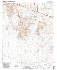 Sasabe Arizona Historical topographic map, 1:24000 scale, 7.5 X 7.5 Minute, Year 1996