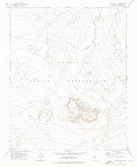 Satan Butte Arizona Historical topographic map, 1:24000 scale, 7.5 X 7.5 Minute, Year 1972
