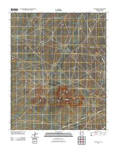 Satan Butte Arizona Historical topographic map, 1:24000 scale, 7.5 X 7.5 Minute, Year 2011