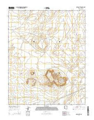 Satan Butte Arizona Current topographic map, 1:24000 scale, 7.5 X 7.5 Minute, Year 2014