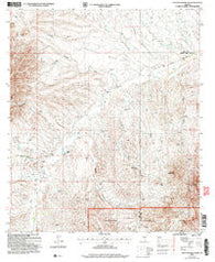 Saucito Mountain Arizona Historical topographic map, 1:24000 scale, 7.5 X 7.5 Minute, Year 2004
