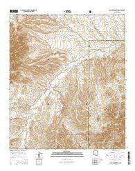 Saucito Mountain Arizona Current topographic map, 1:24000 scale, 7.5 X 7.5 Minute, Year 2014