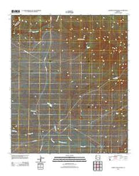 Sawbuck Mountain Arizona Historical topographic map, 1:24000 scale, 7.5 X 7.5 Minute, Year 2011