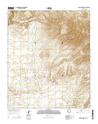 Sawbuck Mountain Arizona Current topographic map, 1:24000 scale, 7.5 X 7.5 Minute, Year 2014