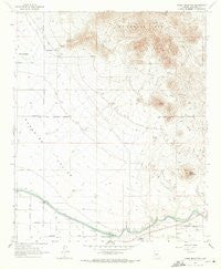 Sawik Mountain Arizona Historical topographic map, 1:24000 scale, 7.5 X 7.5 Minute, Year 1964