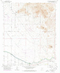 Sawik Mountain Arizona Historical topographic map, 1:24000 scale, 7.5 X 7.5 Minute, Year 1964