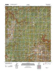 Sawmill Arizona Historical topographic map, 1:24000 scale, 7.5 X 7.5 Minute, Year 2011