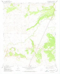 Schnebly Well Arizona Historical topographic map, 1:24000 scale, 7.5 X 7.5 Minute, Year 1978