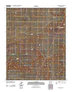 Schnebly Well Arizona Historical topographic map, 1:24000 scale, 7.5 X 7.5 Minute, Year 2011