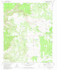 Scratch Canyon Arizona Historical topographic map, 1:24000 scale, 7.5 X 7.5 Minute, Year 1980