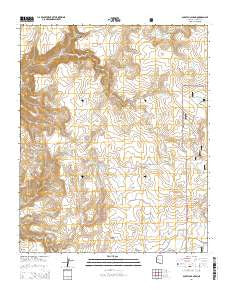 Scratch Canyon Arizona Current topographic map, 1:24000 scale, 7.5 X 7.5 Minute, Year 2014