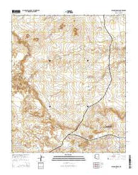 Second Knolls Arizona Current topographic map, 1:24000 scale, 7.5 X 7.5 Minute, Year 2014