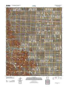 Secret Pass Arizona Historical topographic map, 1:24000 scale, 7.5 X 7.5 Minute, Year 2011