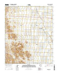 Secret Pass Arizona Current topographic map, 1:24000 scale, 7.5 X 7.5 Minute, Year 2014