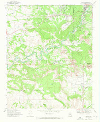 Sedona Arizona Historical topographic map, 1:24000 scale, 7.5 X 7.5 Minute, Year 1969