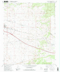 Seligman East Arizona Historical topographic map, 1:24000 scale, 7.5 X 7.5 Minute, Year 1981