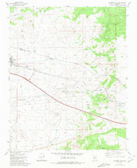 Seligman East Arizona Historical topographic map, 1:24000 scale, 7.5 X 7.5 Minute, Year 1981