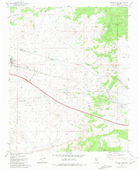 Seligman East Arizona Historical topographic map, 1:24000 scale, 7.5 X 7.5 Minute, Year 1981
