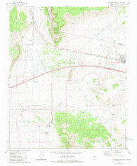 Seligman West Arizona Historical topographic map, 1:24000 scale, 7.5 X 7.5 Minute, Year 1981