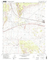 Seligman West Arizona Historical topographic map, 1:24000 scale, 7.5 X 7.5 Minute, Year 1981