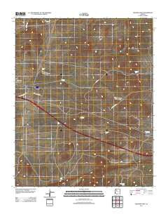 Seligman East Arizona Historical topographic map, 1:24000 scale, 7.5 X 7.5 Minute, Year 2011