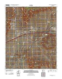 Seligman West Arizona Historical topographic map, 1:24000 scale, 7.5 X 7.5 Minute, Year 2011