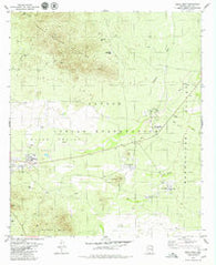 Sells East Arizona Historical topographic map, 1:24000 scale, 7.5 X 7.5 Minute, Year 1979