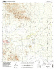 Sells East Arizona Historical topographic map, 1:24000 scale, 7.5 X 7.5 Minute, Year 1996