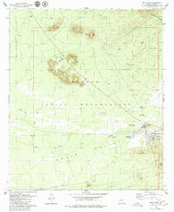 Sells West Arizona Historical topographic map, 1:24000 scale, 7.5 X 7.5 Minute, Year 1979