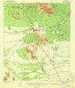 Sells Arizona Historical topographic map, 1:62500 scale, 15 X 15 Minute, Year 1943
