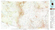 Sells Arizona Historical topographic map, 1:100000 scale, 30 X 60 Minute, Year 1994
