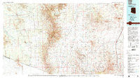 Sells Arizona Historical topographic map, 1:100000 scale, 30 X 60 Minute, Year 1994