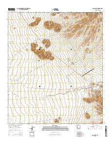 Sells West Arizona Current topographic map, 1:24000 scale, 7.5 X 7.5 Minute, Year 2014