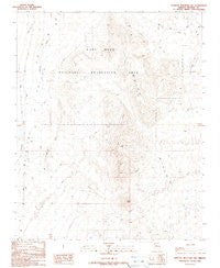 Senator Mountain NW Arizona Historical topographic map, 1:24000 scale, 7.5 X 7.5 Minute, Year 1989
